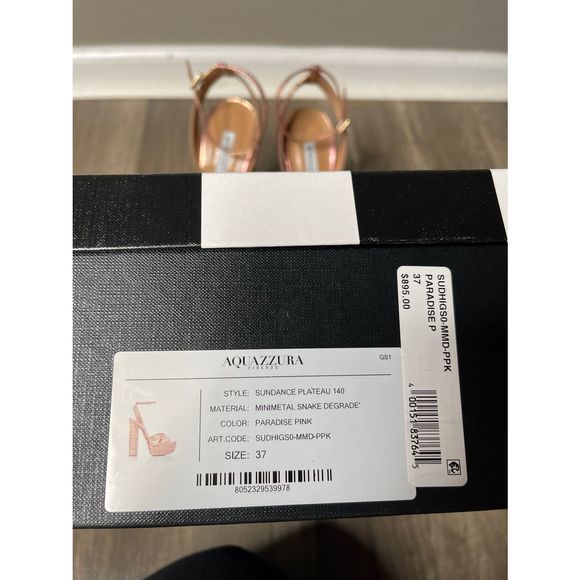 Aquazzura
Sundance Snake-Embossed Platform Sandals - Picture 10 of 10